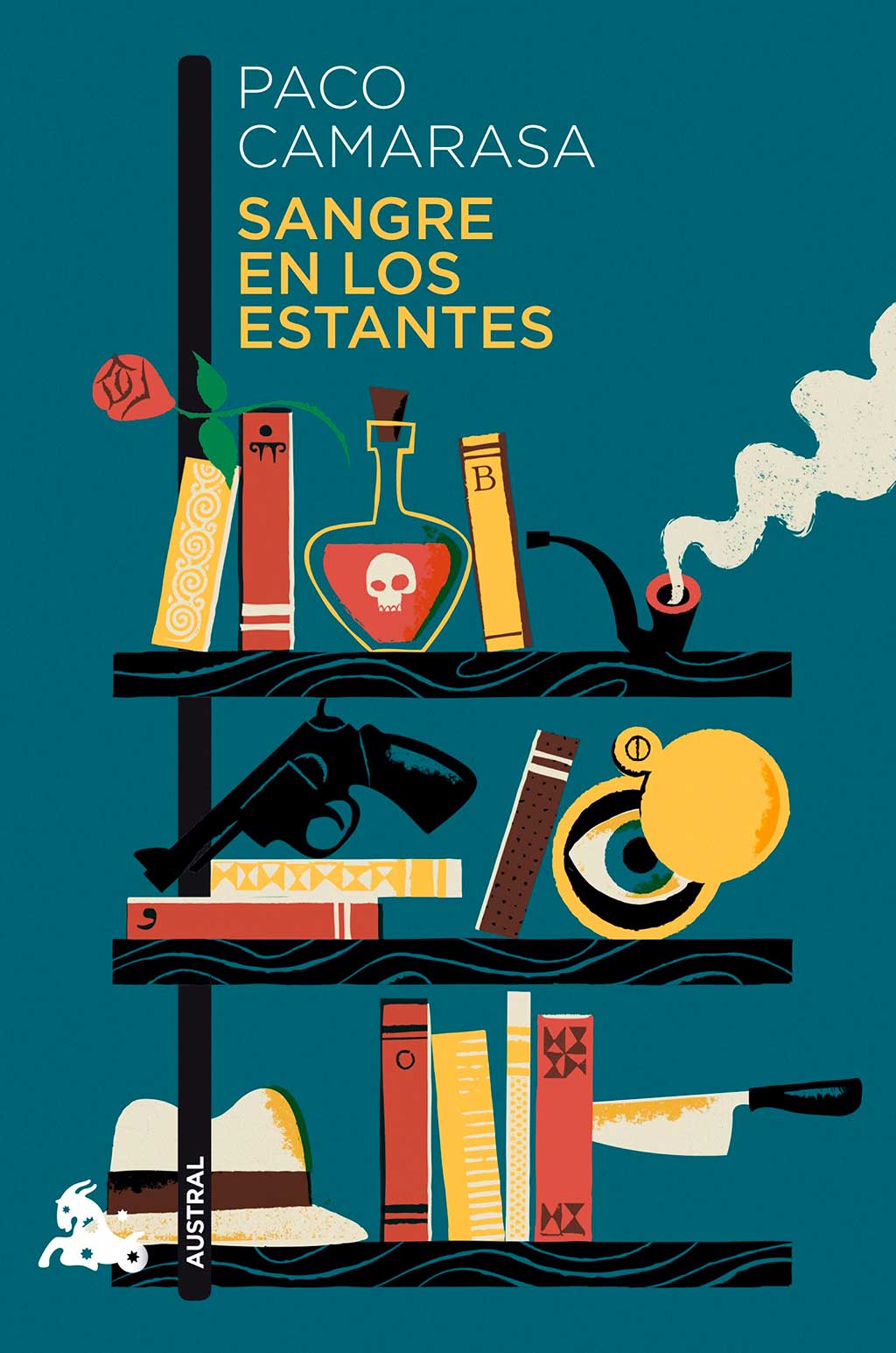 Libros judiciales. Sangre en los estantes.