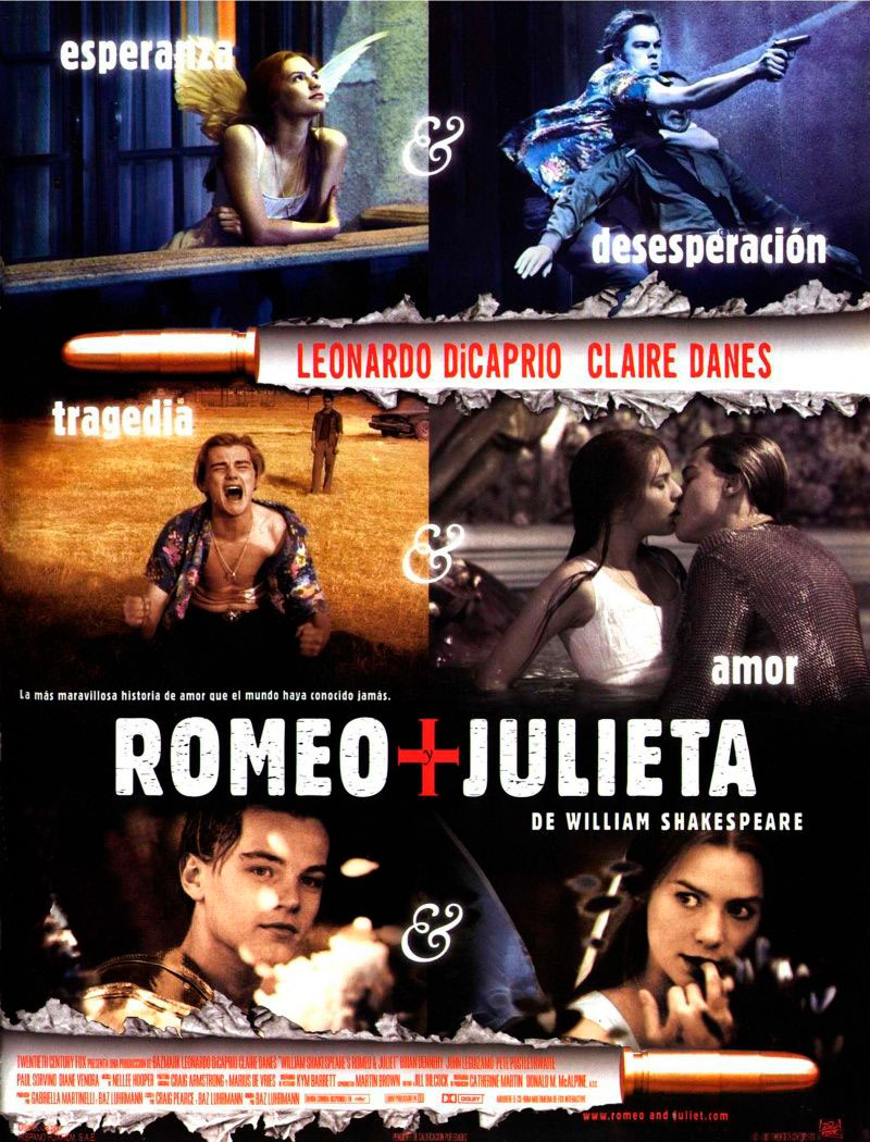 Libros llevados al cine. Romeo y Julieta.