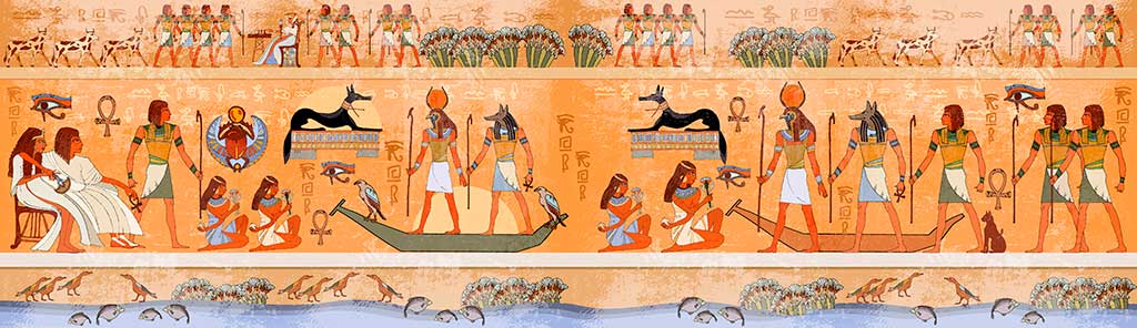 Libros sobre mitología. Imagen de Egipto
